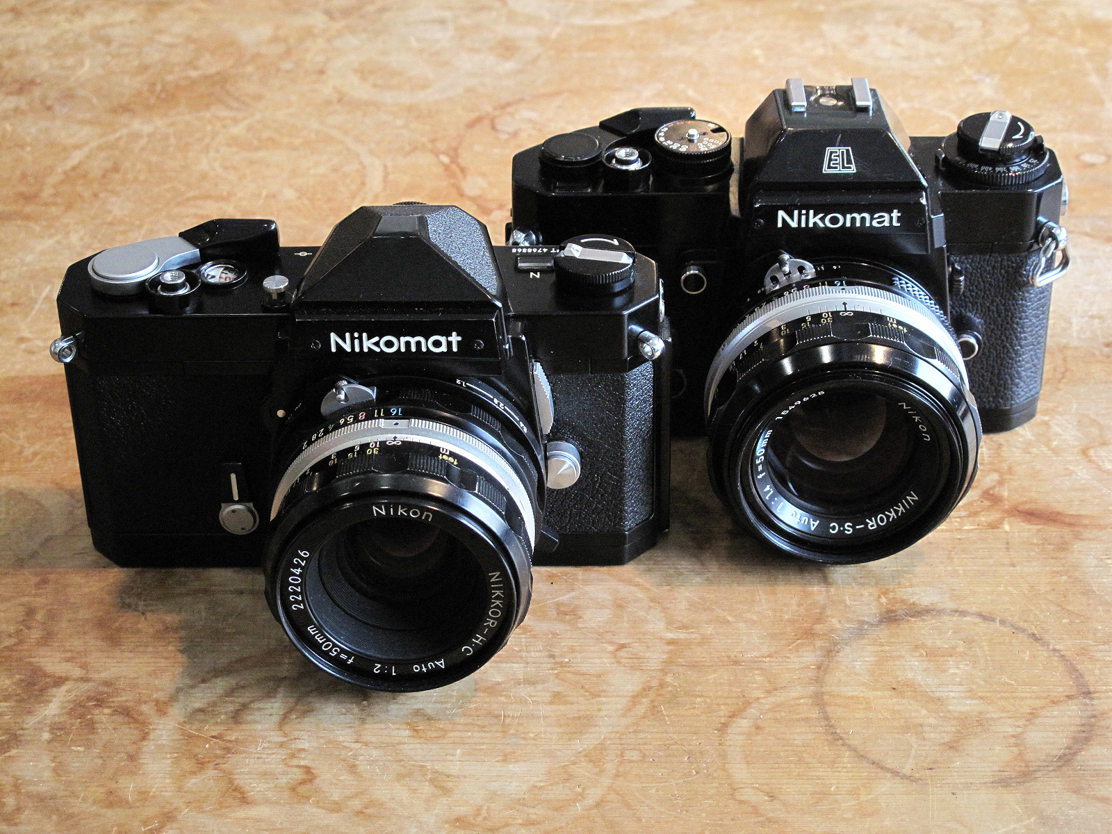 Nikon Nikomat FTnとEL | イエネコカメラ 名古屋市 中古フィルムカメラ 