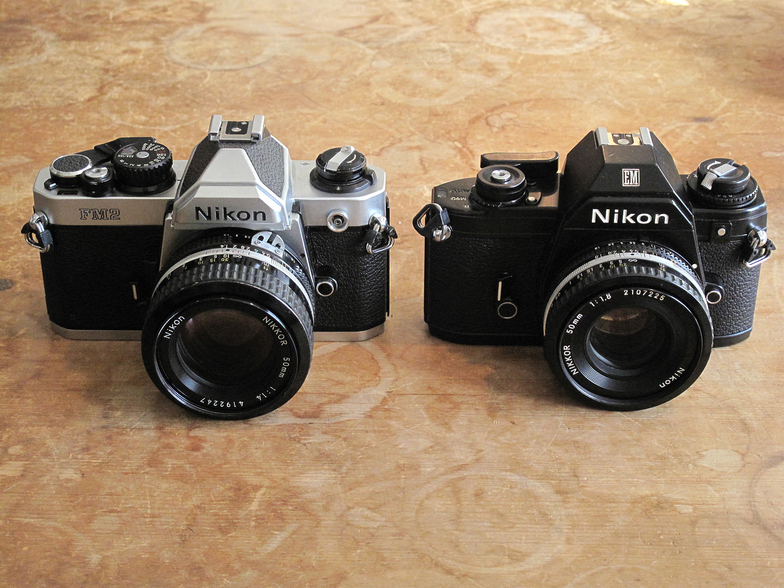 Nikon FM2とEM | イエネコカメラ 名古屋市 中古フィルムカメラを修理販売